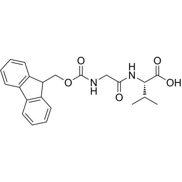 Fmoc-Gly-Val-OH structure