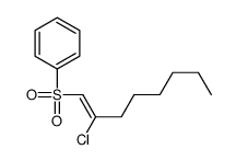 2-chlorooct-1-enylsulfonylbenzene结构式