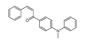 1-[4-(N-methylanilino)phenyl]-3-phenylprop-2-en-1-one Structure