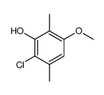 2-chloro-5-methoxy-3,6-dimethylphenol结构式