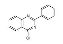 1-chloro-3-phenyl-1,2,4-benzothiadiazine结构式