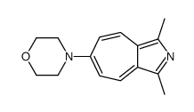 4-(1,3-dimethylcyclohepta[c]pyrrol-6-yl)morpholine Structure