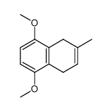 1,4-Dihydro-5,8-dimethoxy-2-methylnaphthalene结构式