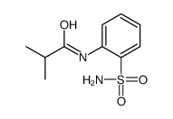 Propanamide, N-[2-(aminosulfonyl)phenyl]-2-Methyl-结构式