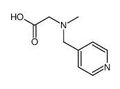 2-[methyl(pyridin-4-ylmethyl)amino]acetic acid structure