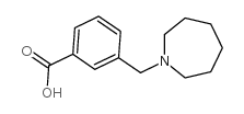 3-(azepan-1-ylmethyl)benzoic acid结构式