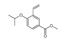 methyl 3-ethenyl-4-propan-2-yloxybenzoate structure