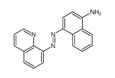 4-(8-Quinolylazo)-1-aminonaphthalene结构式