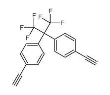 1-ethynyl-4-[2-(4-ethynylphenyl)-1,1,1,3,3,3-hexafluoropropan-2-yl]benzene Structure