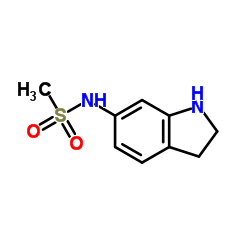 N-(2,3-Dihydro-1H-indol-6-yl)methanesulfonamide Structure