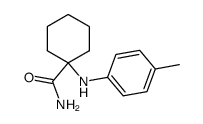 1-(p-tolylamino)cyclohexanecarboxamide Structure