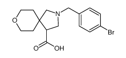 8-Oxa-2-azaspiro[4.5]decane-4-carboxylic acid, 2-[(4-bromophenyl)methyl] Structure