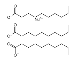 neodymium(3+) decanoate Structure