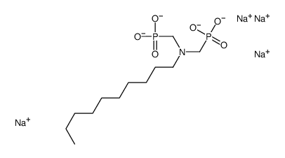 [(decylimino)bis(methylene)]bisphosphonic acid, sodium salt structure