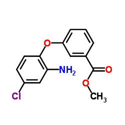 Methyl 3-(2-amino-4-chlorophenoxy)benzoate Structure