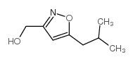 3-Isoxazolemethanol,5-(2-methylpropyl)-(9CI) structure