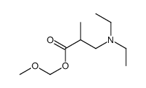 methoxymethyl 3-(diethylamino)-2-methylpropanoate Structure