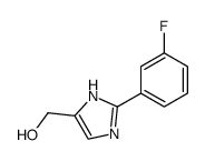 [2-(3-Fluoro-phenyl)-3H-imidazol-4-yl]-methanol Structure