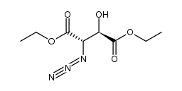 diethyl (2S,3R)-2-azido-3-hydroxysuccinate Structure