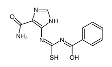 4-(benzoylcarbamothioylamino)-1H-imidazole-5-carboxamide结构式