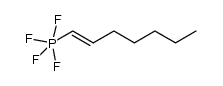 tetrafluoro(1-heptenyl)phosphorane Structure