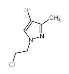 4-溴-1-(2-氯乙基)-3-甲基-1H-吡唑图片