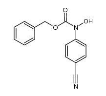 benzyl N-4-cyanophenyl-N-hydroxycarbamate结构式