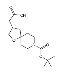 1-Oxa-8-azaspiro[4.5]decane-3-acetic acid, 8-[(1,1-dimethylethoxy)carbonyl]- picture