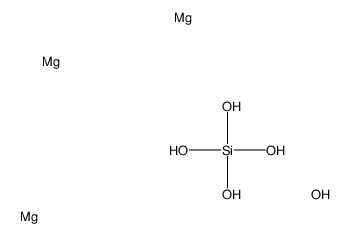 Antigorite (Mg3H2(SiO4)2.H2O)结构式