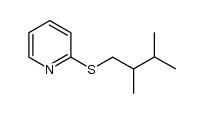 2-(2,3-dimethylbutylthio)pyridine Structure