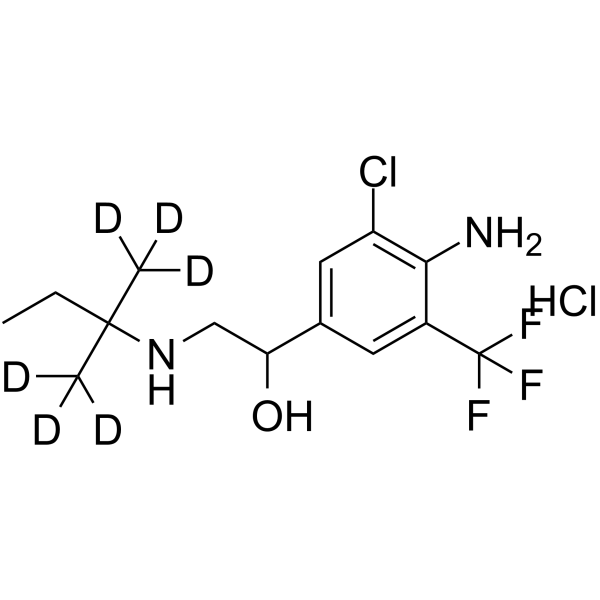 Mapenterol-d6 hydrochloride structure