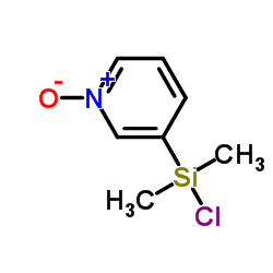 Pyridine, 3-(chlorodimethylsilyl)-, 1-oxide (9CI)结构式