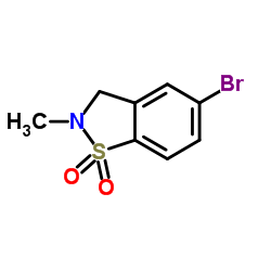 5-Bromo-2-methyl-2,3-dihydro-1,2-benzothiazole 1,1-dioxide picture