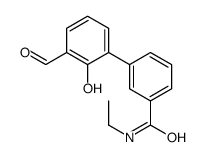 N-ethyl-3-(3-formyl-2-hydroxyphenyl)benzamide结构式