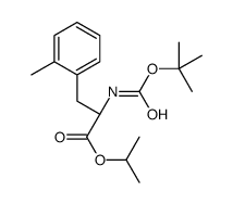 isopropyl (2R)-2-(tert-butoxycarbonylamino)-3-(o-tolyl)propanoate Structure