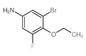 3-Bromo-4-ethoxy-5-fluoroaniline structure