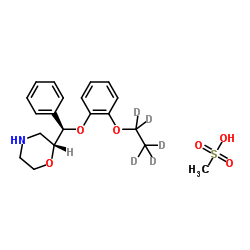 Reboxetine-d5 mesylate structure