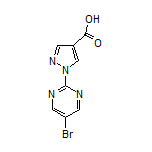 1-(5-溴嘧啶-2-基)-1H-吡唑-4-甲酸结构式