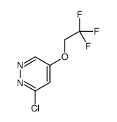 3-Chloro-5-(2,2,2-trifluoroethoxy)pyridazine Structure