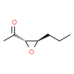 Ethanone, 1-(3-propyloxiranyl)-, trans- (9CI)结构式