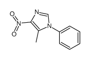 5-methyl-4-nitro-1-phenylimidazole Structure