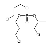 Phosphoric acid, 2-chloro-1-methylethyl bis(3-chloropropyl) ester Structure