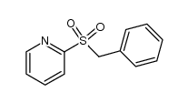 2-[(phenylmethyl)sulfonyl]pyridine结构式