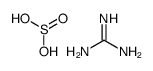 guanidine,sulfurous acid Structure