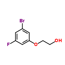 2-(3-Bromo-5-fluorophenoxy)ethanol结构式