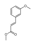 methyl 3-(3-methoxyphenyl)prop-2-enoate结构式