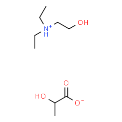 diethyl(2-hydroxyethyl)ammonium lactate结构式