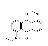 1,5-bis(ethylamino)anthracene-9,10-dione Structure