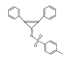 N-(2,3-Diphenylcyclopropenylidene)-p-toluenesulfonamide结构式