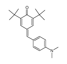 2,6-di-tert-butyl-4-(4-dimethylaminobenzylidene)-cyclohexa-2,5-dienone结构式